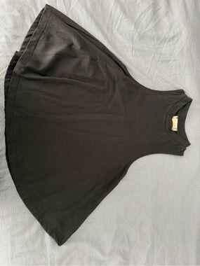 Altar'd State Black Sleeveless Flared Top